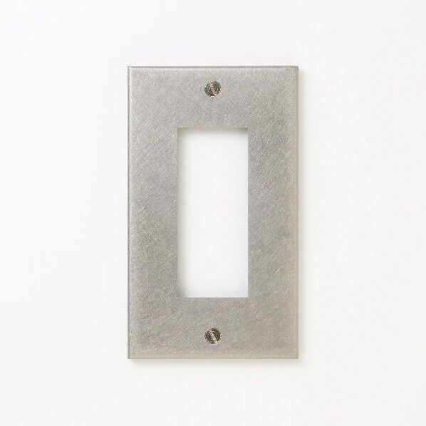 ステンレス コンセントプレート 1連3口用