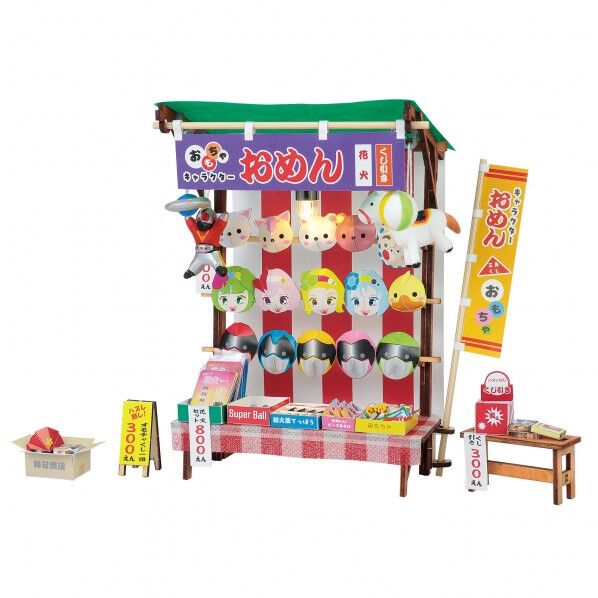 ミニチュア屋台キット お面屋さん