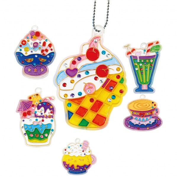 ぬりえフレームチャームキット スイーツ