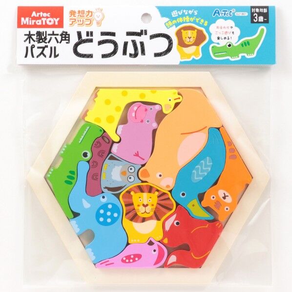 Artec MiraTOY 六角ハﾟスﾞル  どうぶつ