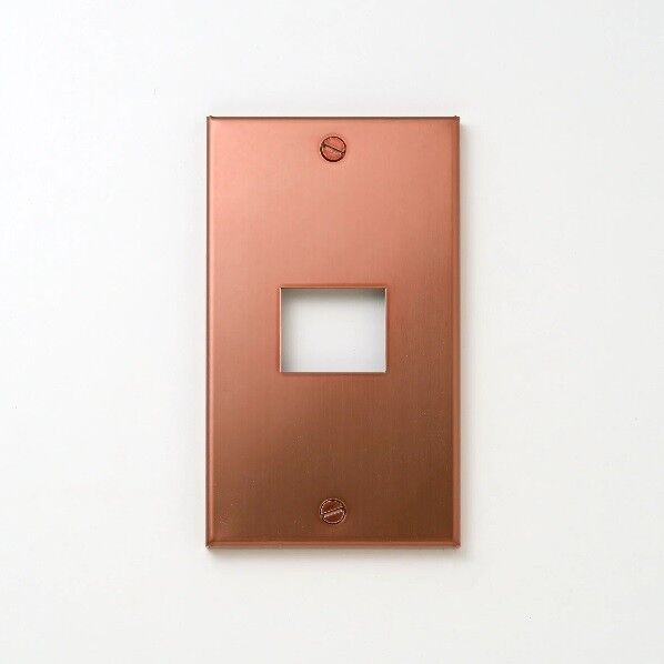 ステンレス コンセントプレート 1連1口用