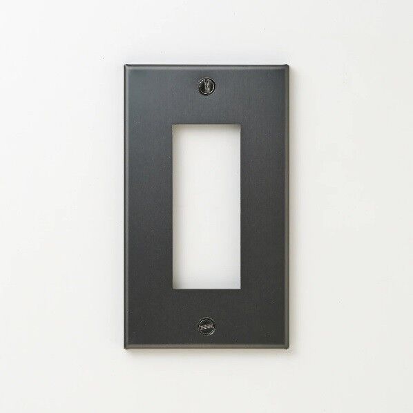 ステンレス コンセントプレート 1連3口用