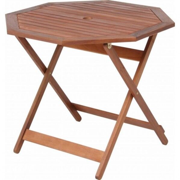 八角テーブル 9mm ブラウン ガーデンテーブル・チェア GT04FB 1個