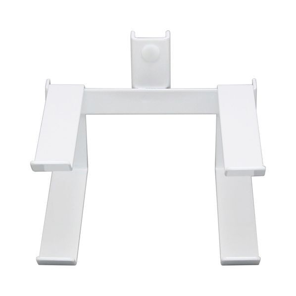 浮かせる壁面収納【ピラシェル+】ドライヤーフック 白