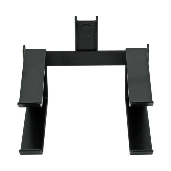 浮かせる壁面収納【ピラシェル+】ドライヤーフック 黒