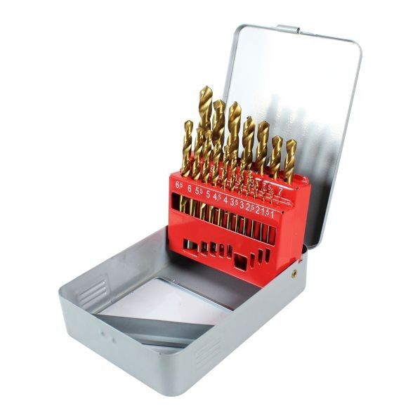 鉄工用ドリルセット19PC 15cm×11cm×3.5cm IH-712 19本