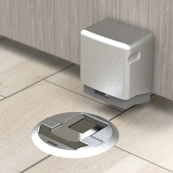 カチッと強く止まる マグネットドアストッパー