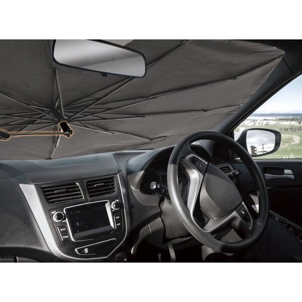 柄が曲がる傘型カーサンシェード