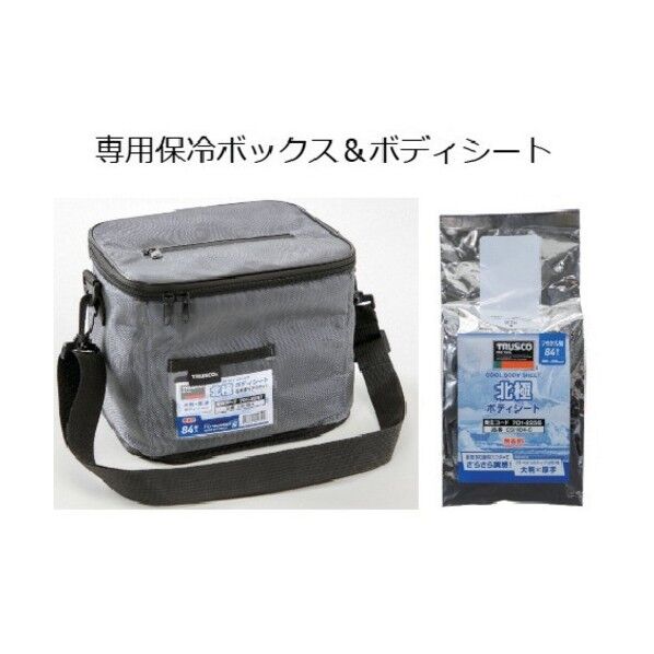 TRUSCO クール汗拭きクロス 北極ボディシート CSH84 84枚