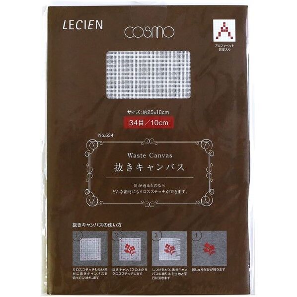 LECIEN 抜きキャンパス 25×18cm 34目 No.534