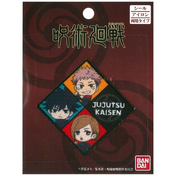 パイオニア 呪術廻戦 ワッペン 1年生 虎杖 悠仁・伏黒 恵・釘崎 野薔薇