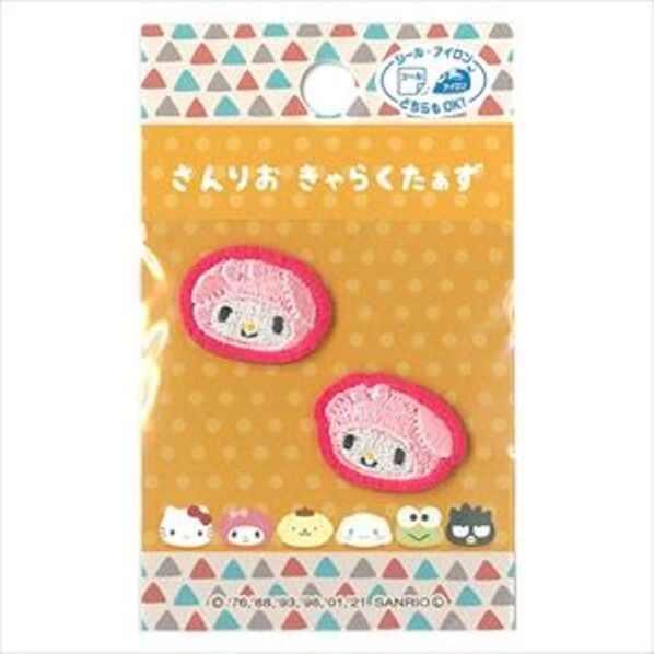 パイオニア サンリオ マイメロディ ワッペン小 2枚入