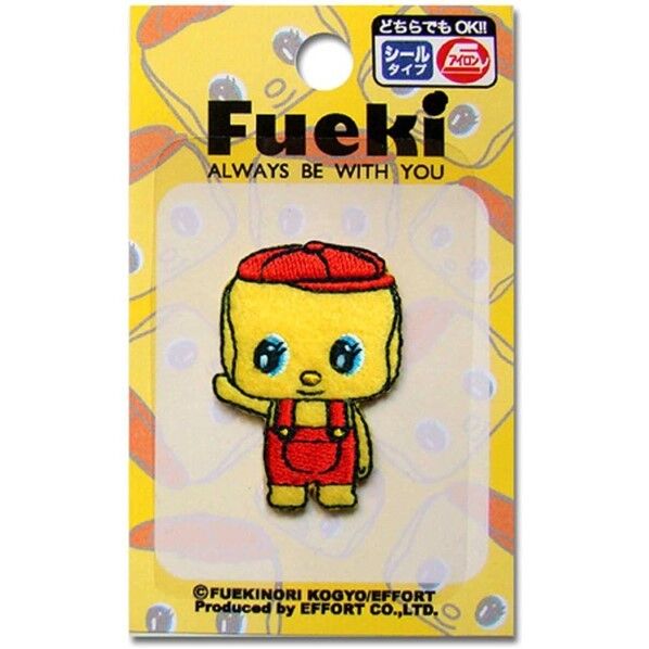 パイオニア Fueki フエキくん シールワッペンフェイス シール接着･アイロン接着