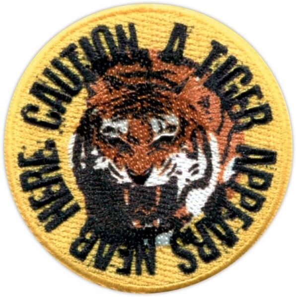 パイオニア 「学研の図鑑LIVE」危険生物 (トラ) アイロン･シール両用接着ワッペン