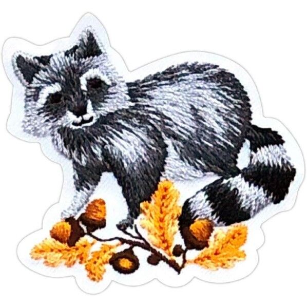 パイオニア ナチュラルワッペン 動物シリーズ「アライグマ」