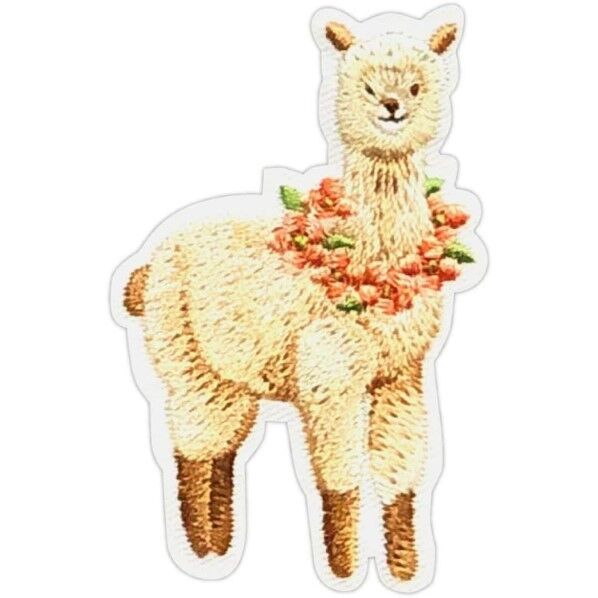 パイオニア ナチュラルワッペン 動物シリーズ「アルパカ」