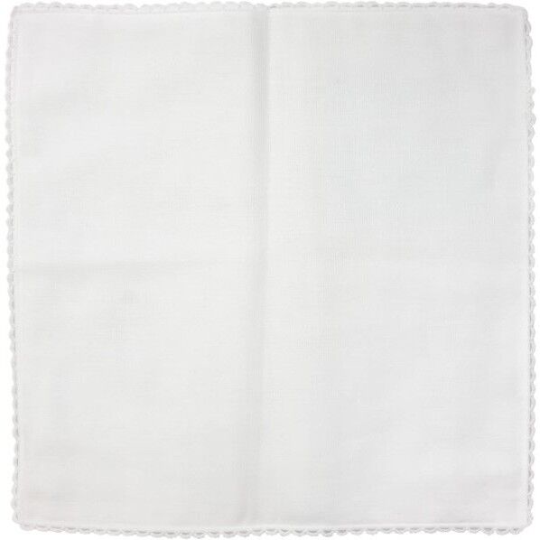 オリムパス製絲 エジングハンカチ 白 EH-11