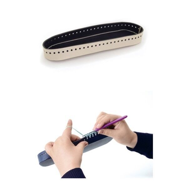 オリムパス製絲 編み付けバッグ底 小 ベージュ AB-602