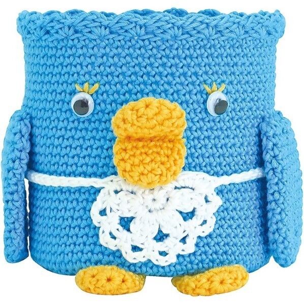 オリムパス製絲 編み物キット アニマルマルチボックス ペンギンママ AK-28