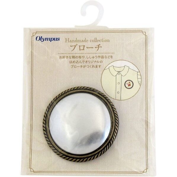 オリムパス製絲 ハンドメイドコレクションブローチ アンティークゴールド HC-1