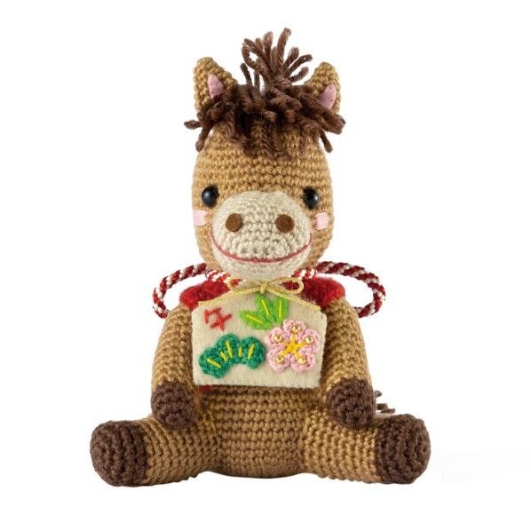 オリムパス製絲(Olympus Thread) 干支 編みぐるみキット 午「」