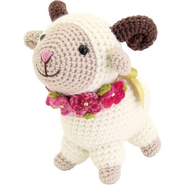 オリムパス製絲 干支キット 幸福のひつじ(あみぐるみ) MK-66