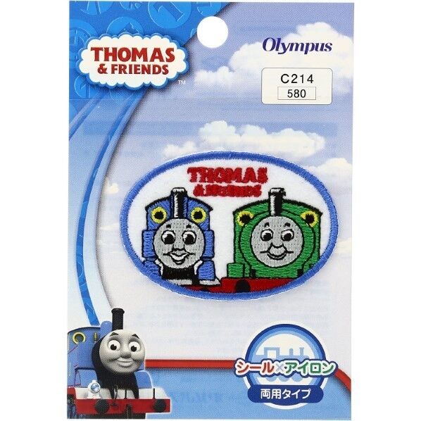 オリムパス製絲 きかんしゃトーマスワッペン トーマス&パーシー