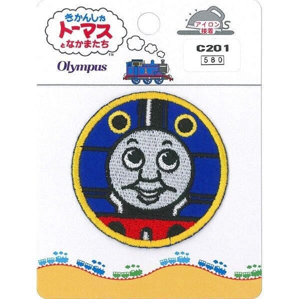 オリムパス製絲 きかんしゃトーマス ワッペン トーマス