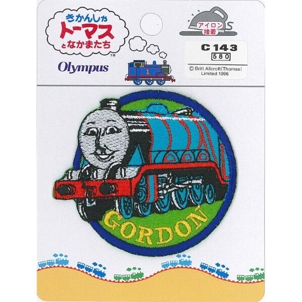 オリムパス製絲 きかんしゃトーマス ワッペン ゴードン
