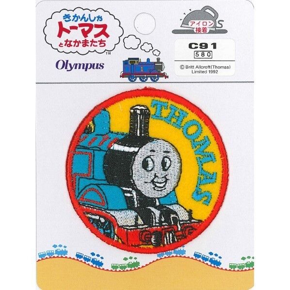 オリムパス製絲 きかんしゃトーマス ワッペン トーマス