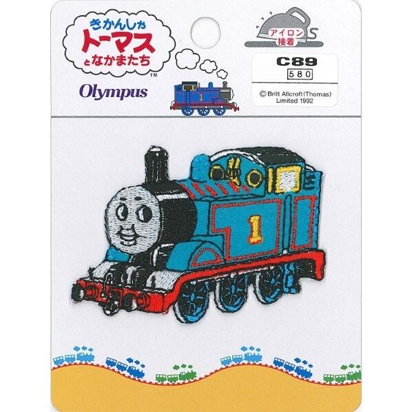 オリムパス製絲 きかんしゃトーマス ワッペン トーマス