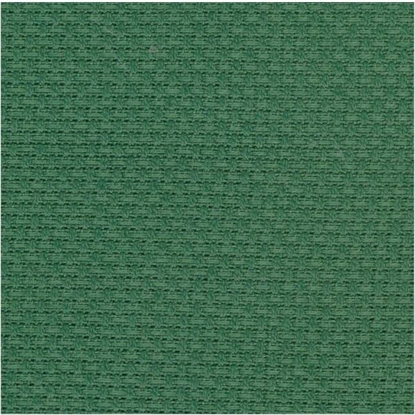 オリムパス製絲 刺繍布 インディアンクロス 45×50cmカット布 グリーン 8300