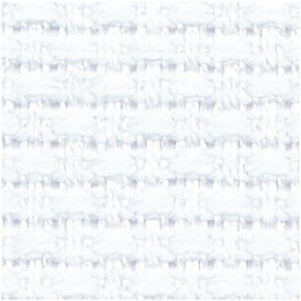 オリムパス製絲 刺繍布 インディアンクロス 45×50cmカット布 白 8300