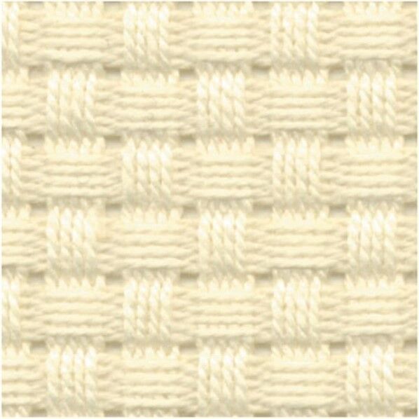 オリムパス製絲 刺繍布 ジャバクロス粗目 45×50cmカット布 ペールベージュ 9000