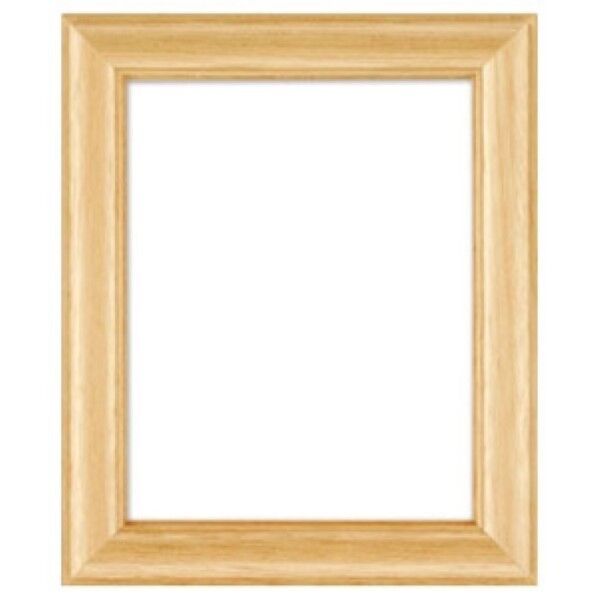 オリムパス製絲 額 木製フレーム 白木 W-40