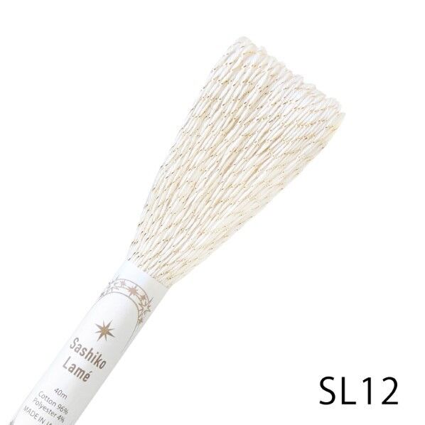 オリムパス製絲 (Olympus Thred) Sashiko Lame 約40m OLY-SL12