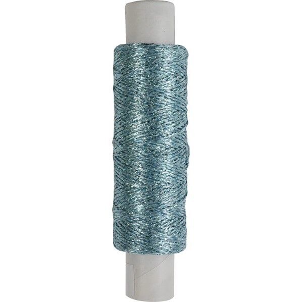 オリムパス製絲 手芸用 ラメ糸 50m 水色 LA-8