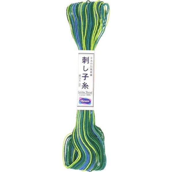 OLYMPUS オリムパス 刺し子糸 ミックス1かせ 20m OS-77