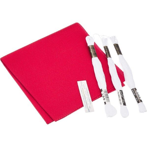 オリムパス製絲 クリスマス クロスステッチししゅうキット サンタクロース X-104・レッド