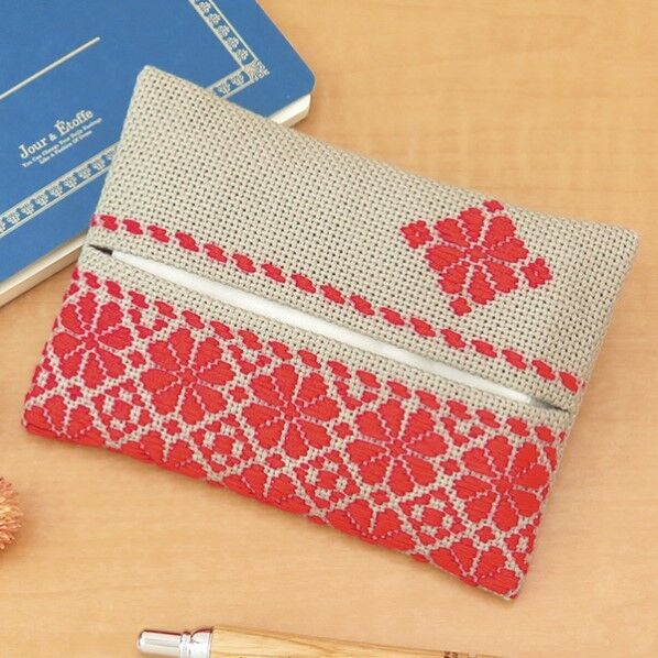 オリムパス製絲 こぎんキット ティッシュケース 49