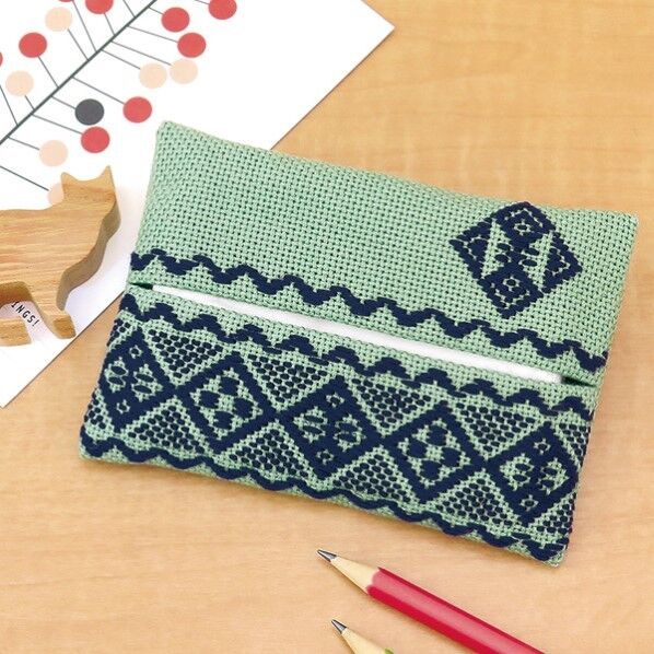 オリムパス製絲 こぎんキット ティッシュケース 48