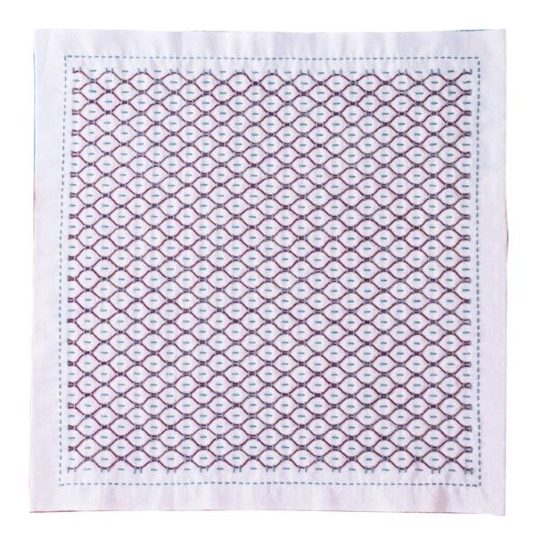 オリムパス製絲 くぐり刺しの花ふきんキット SK-379