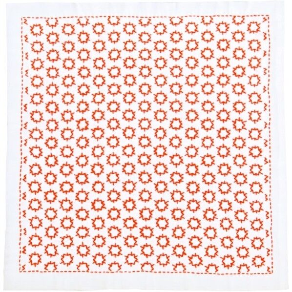 オリムパス製絲 刺し子キット 一目刺しの花ふきん こんぺいとう SK-317