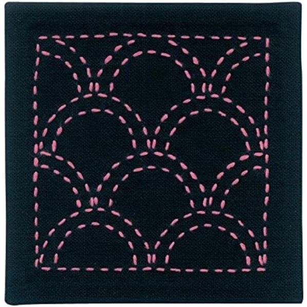 オリムパス製絲 刺し子キット/七宝つなぎ・青海波 262