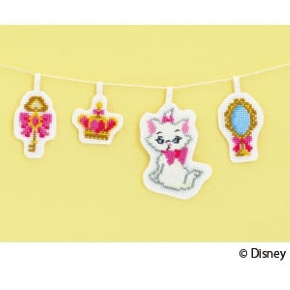 オリムパス製絲 ディズニー クロス・ステッチキット ガーランド マリー 9048