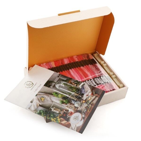 オリムパス製絲 GARDEN PARTY 刺しゅう糸セット スプール付き ロマンティックガーデン