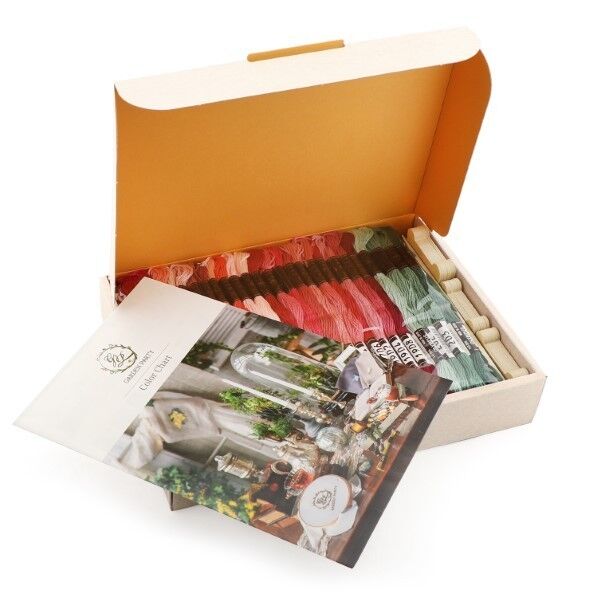 オリムパス製絲 GARDEN PARTY 刺しゅう糸セット スプール付き ハーブガーデン