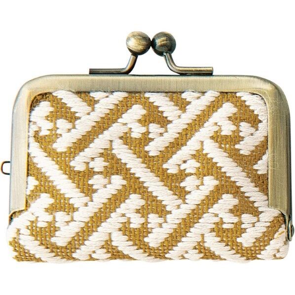 オリムパス製絲 こぎん刺しゅうキット プロ級の仕上がりが簡単に出来るがま口キット