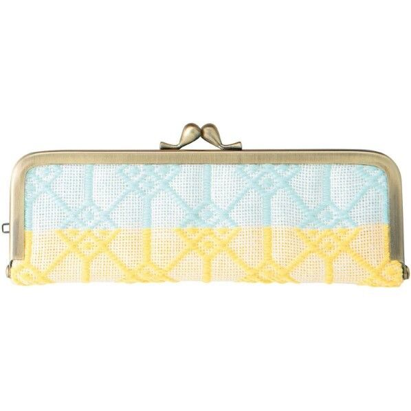 オリムパス製絲 こぎん刺しゅうキット プロ級の仕上がりが簡単に出来るがま口キット