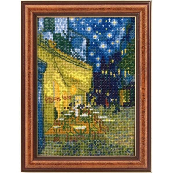 オリムパス クロスステッチ刺繍キット「夜のカフェテラス」 ゴッホ作